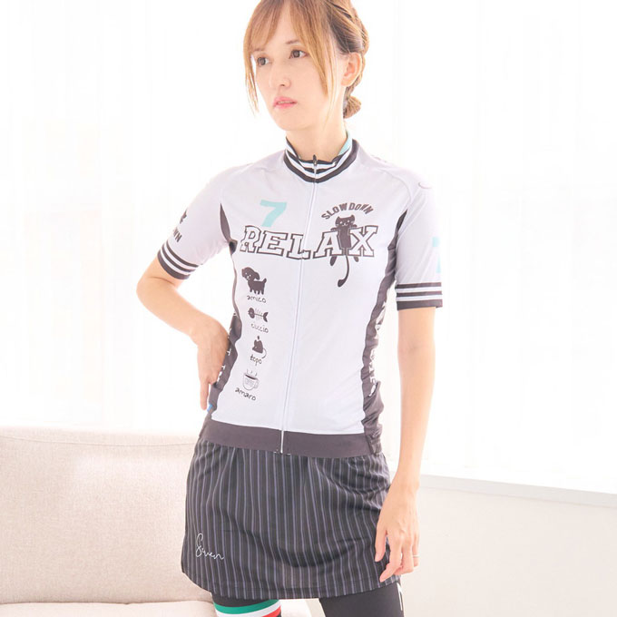 7ITA Cafe Cat Long Sleeve Jersey Brown